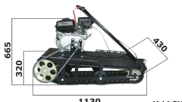 Мотобуксировщик XTREME-MOTORS "Конек-Горбунок" 6.5 л.с. в Калуге