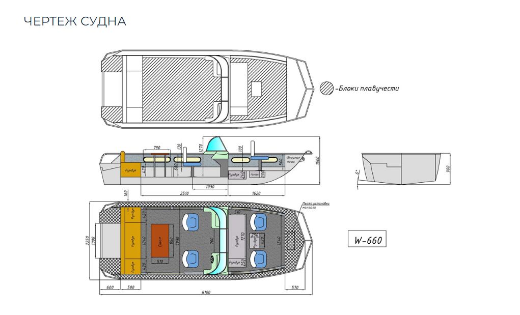 Алюминиевый катер Wyatboat-660 в Калуге