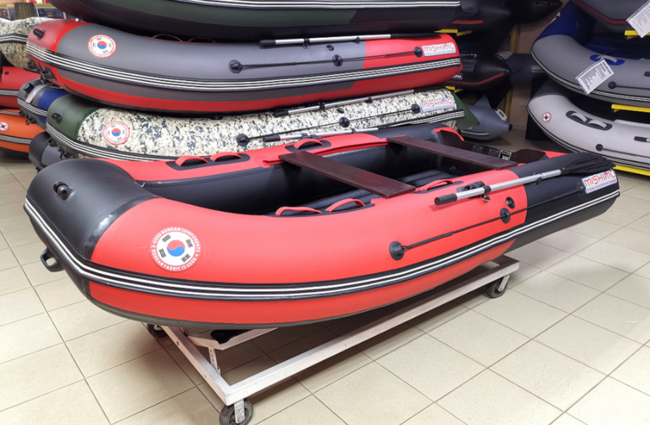 КОМПЛЕКТ Лодка MISHIMO PRO 350 + ЛОДОЧНЫЙ МОТОР MARLIN MP 9.9 (20) AMHS PRO в Калуге