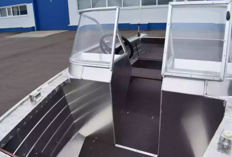 Алюминиевый катер Wyatboat-390 DCM Увеличенный борт в Калуге