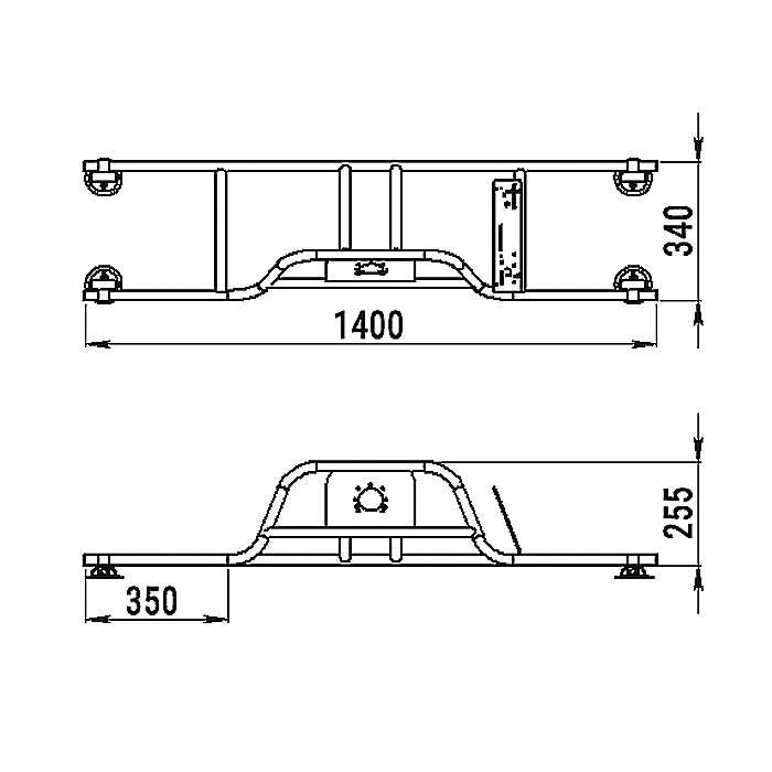 Стойка рулевая с бортовым креплением малая в Калуге