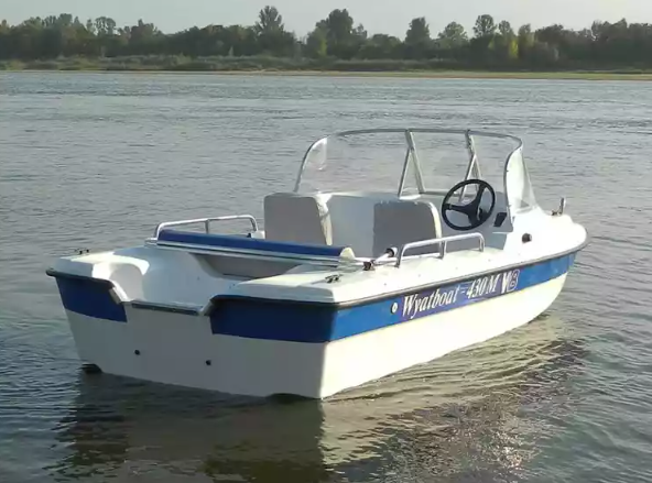 Стеклопластиковый катер Wyatboat-430 M (тримаран) в Калуге