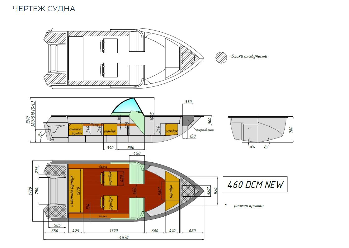 Алюминиевый катер Wyatboat-460 DCM NEW в Калуге