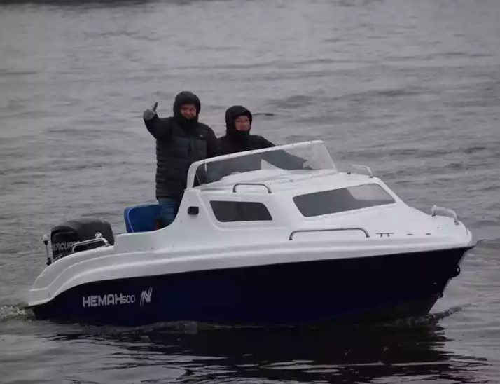 Комбинированный катер Neman-500 с каютой в Калуге