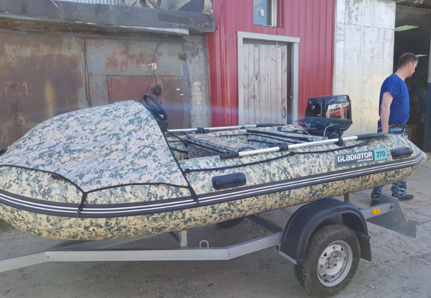 НАДУВНАЯ ЛОДКА GLADIATOR C370AL в Калуге