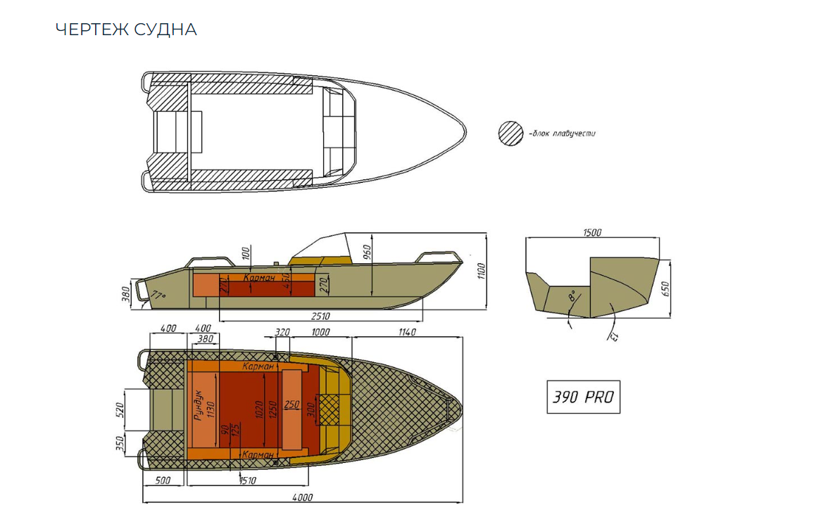 Алюминиевый катер Wyatboat-390 Pro в Калуге