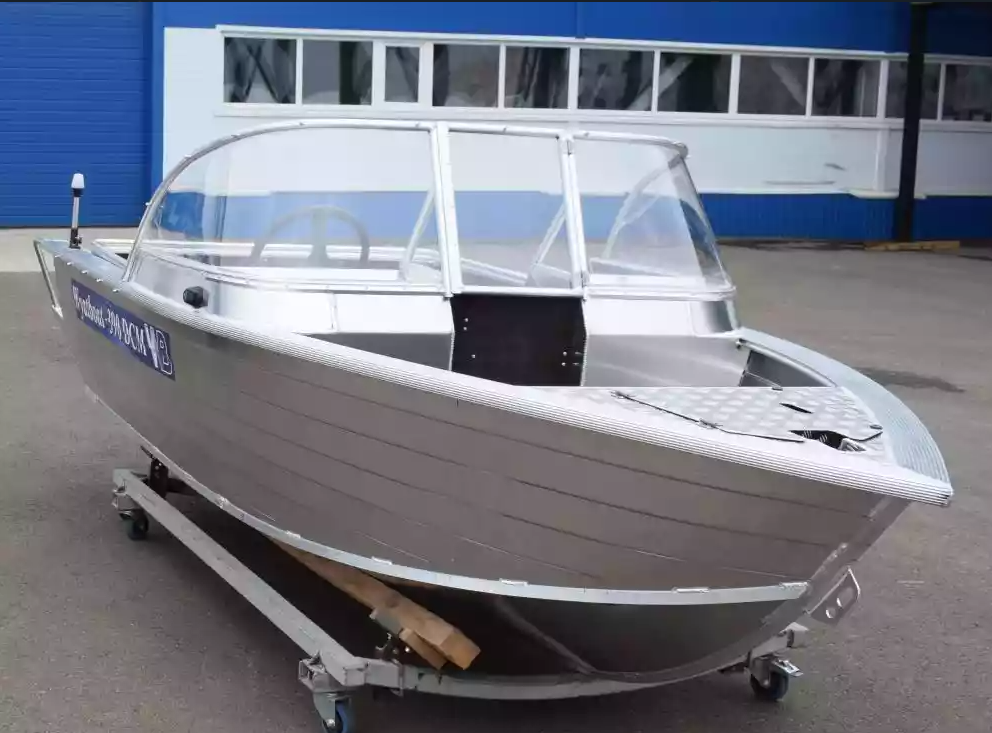 Алюминиевая лодка Wyatboat-390 DCM Увеличенный борт в Калуге