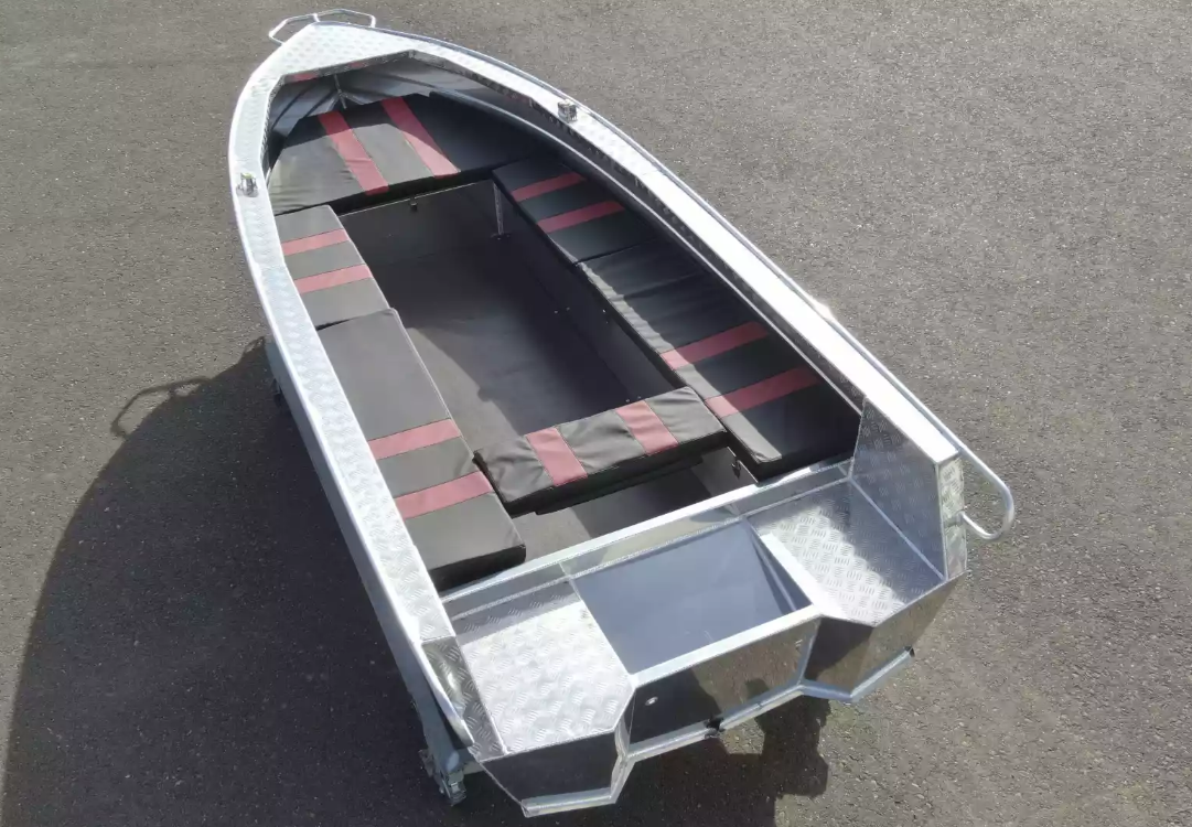 Алюминиевая лодка Wyatboat-390РМ увеличенный борт в Калуге