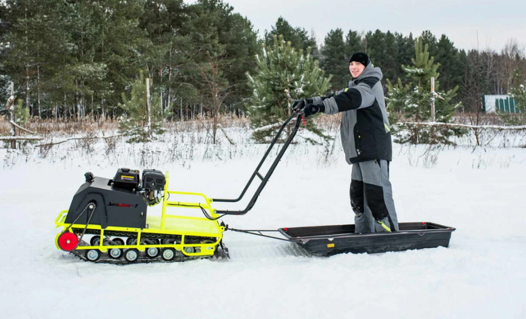 Мотобуксировщик Бурлак ХОЗЯИН-1 (капот металл) в Калуге