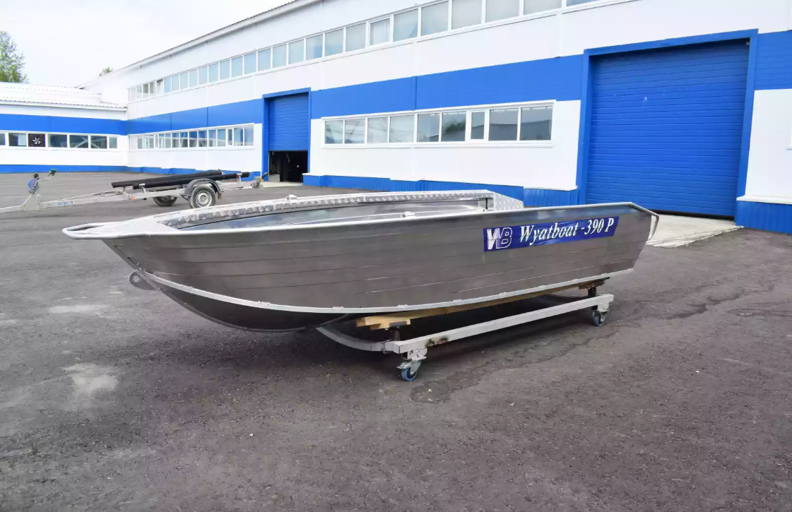 Алюминиевая лодка Wyatboat-390Р Увеличенный борт в Калуге