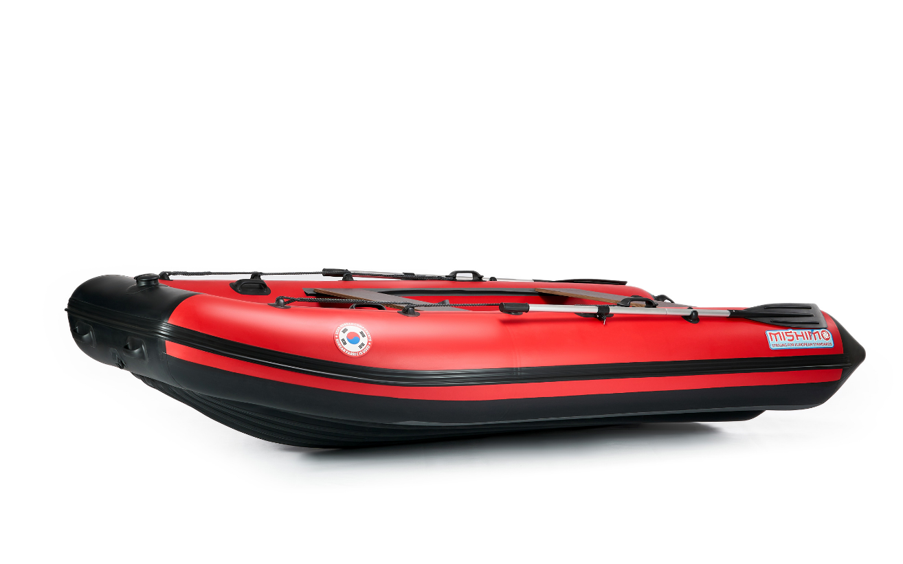 КОМПЛЕКТ ЛОДКА MISHIMO RAPID 380 PRO+ ЛОДОЧНЫЙ МОТОР MARLIN MP 9.9 (20) AMHS PROLINE FORCE в Калуге