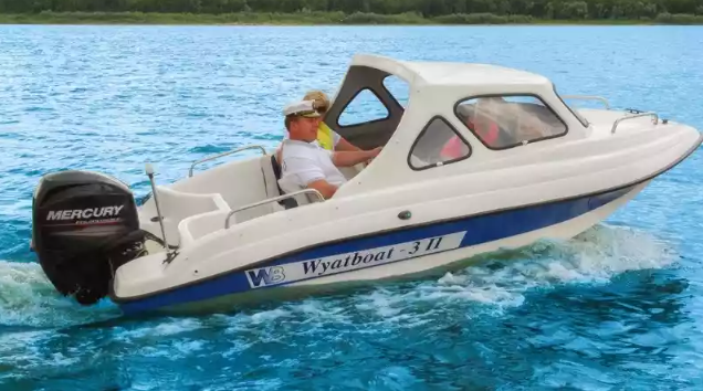 Стеклопластиковый катер Wyatboat-3 П (полурубка) в Калуге