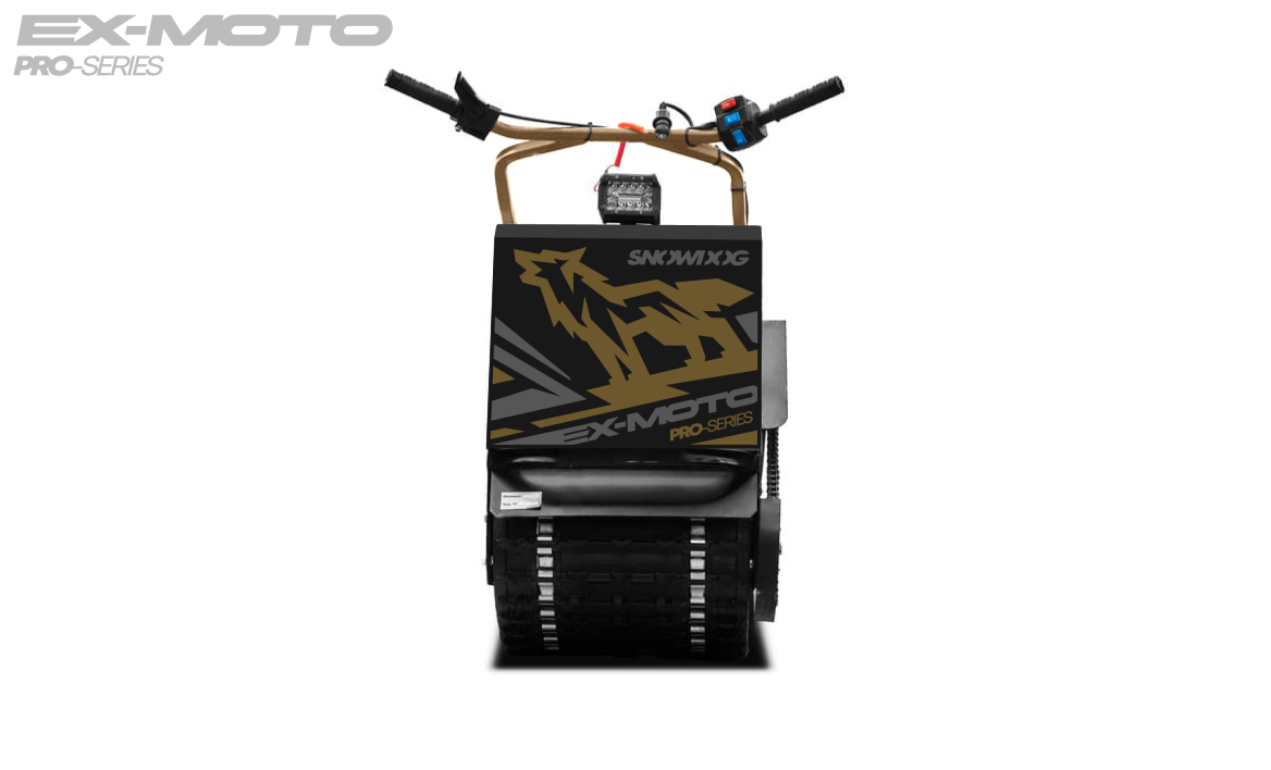 Мотобуксировщик EX-MOTO SNOWDOG S380 8л.с. в Калуге