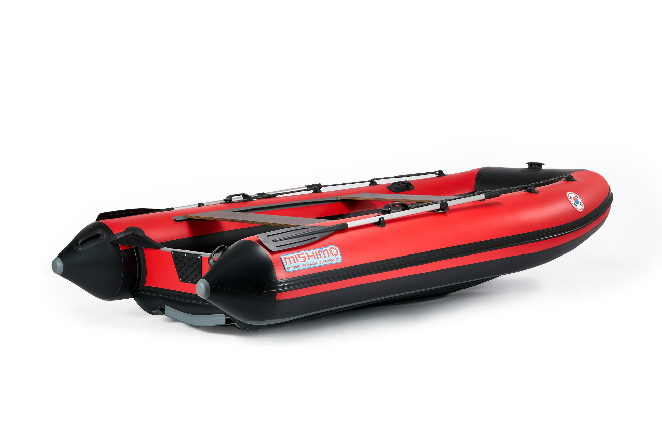 КОМПЛЕКТ ЛОДКА MISHIMO RAPID 380 PRO+ ЛОДОЧНЫЙ МОТОР MARLIN MP 9.9 (20) AMHS PROLINE FORCE в Калуге