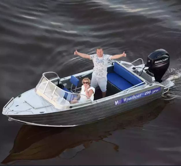 Алюминиевый катер Wyatboat-490 Pro в Калуге