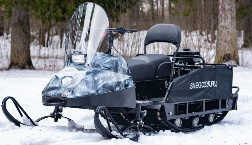 Миниснегоход Бурлак Егерь Экспедитор 15 л.с. , реверс, тормоз, капот белый в Калуге