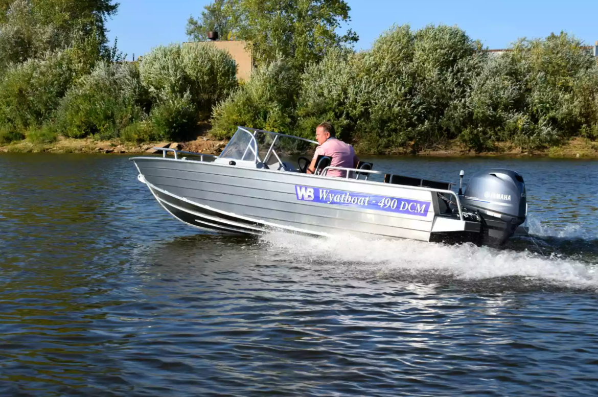 Алюминиевый катер Wyatboat-490 DCM в Калуге