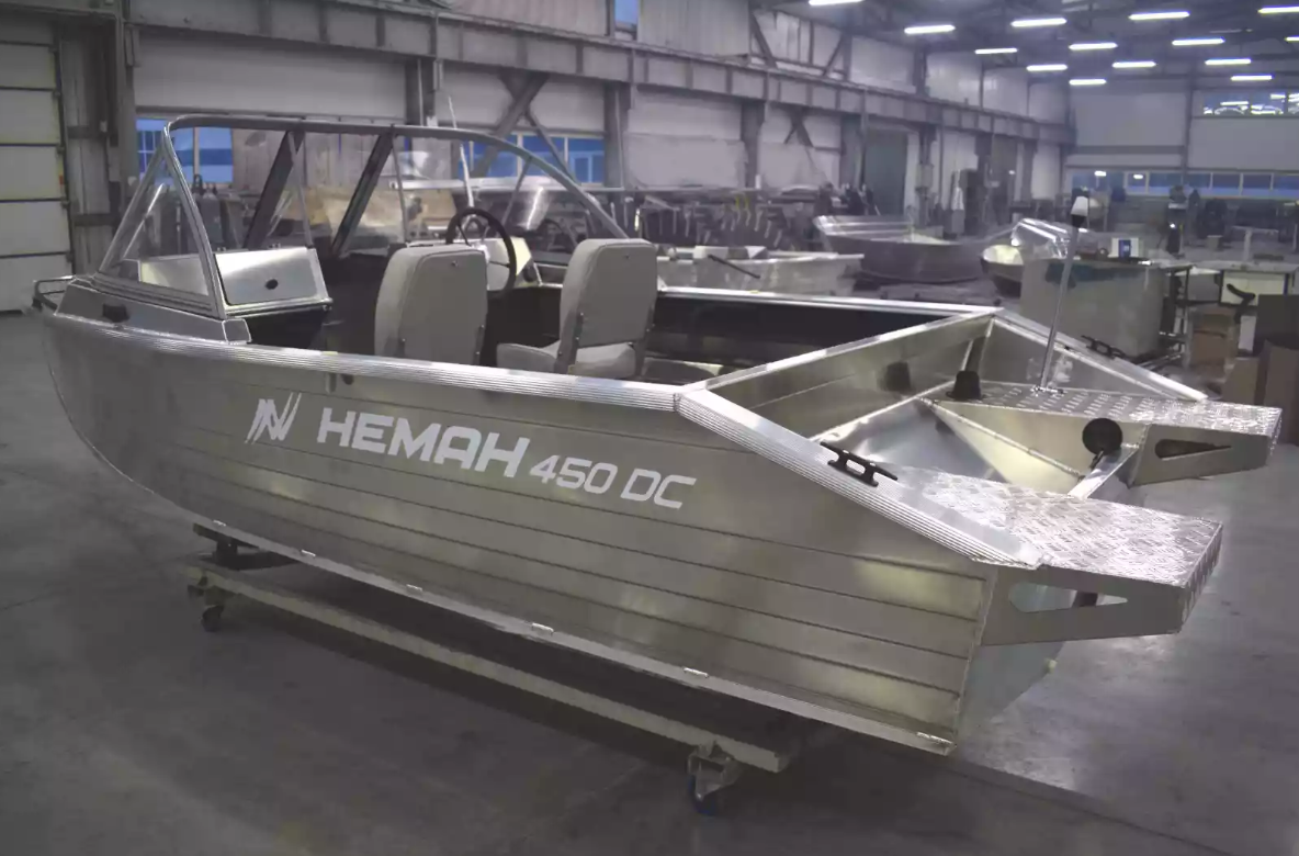 Алюминиевый катер Неман-450 DC NEW без покраски в Калуге