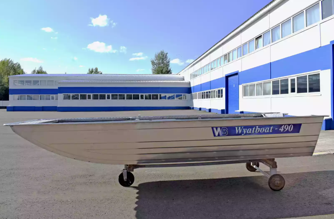 Алюминиевая лодка Wyatboat-490 Jonboat в Калуге