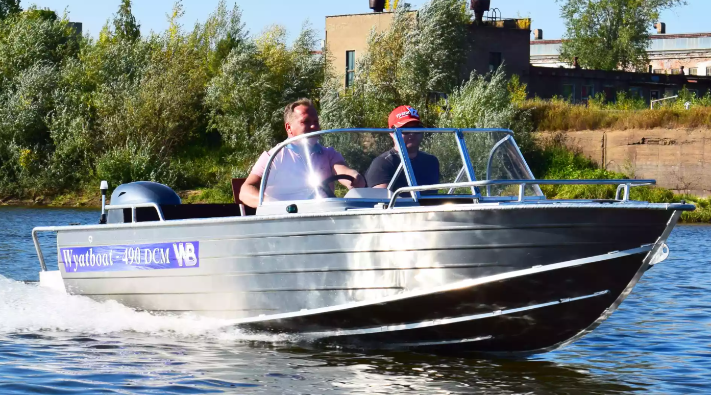 Алюминиевый катер Wyatboat-490 DCM в Калуге