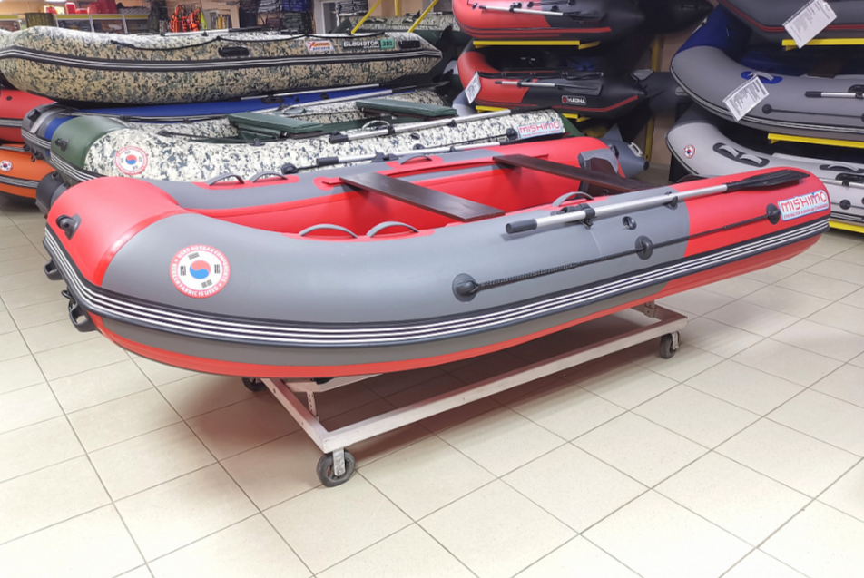 КОМПЛЕКТ Лодка MISHIMO PRO 350 + ЛОДОЧНЫЙ МОТОР MARLIN MP 9.9 (20) AMHS PRO в Калуге