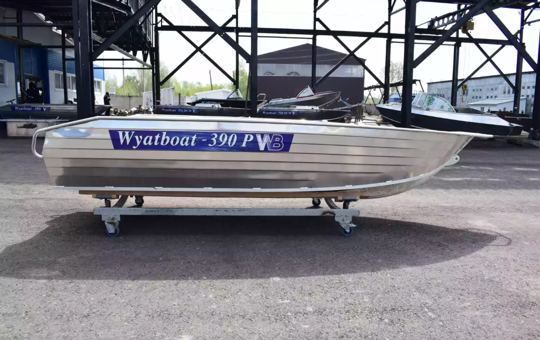 Алюминиевая лодка Wyatboat-390Р Увеличенный борт в Калуге