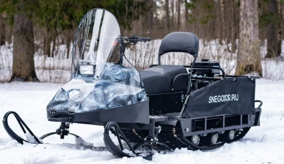 Миниснегоход Егерь Экспедитор 20 л.с. , реверс, тормоз, капот белый в Калуге