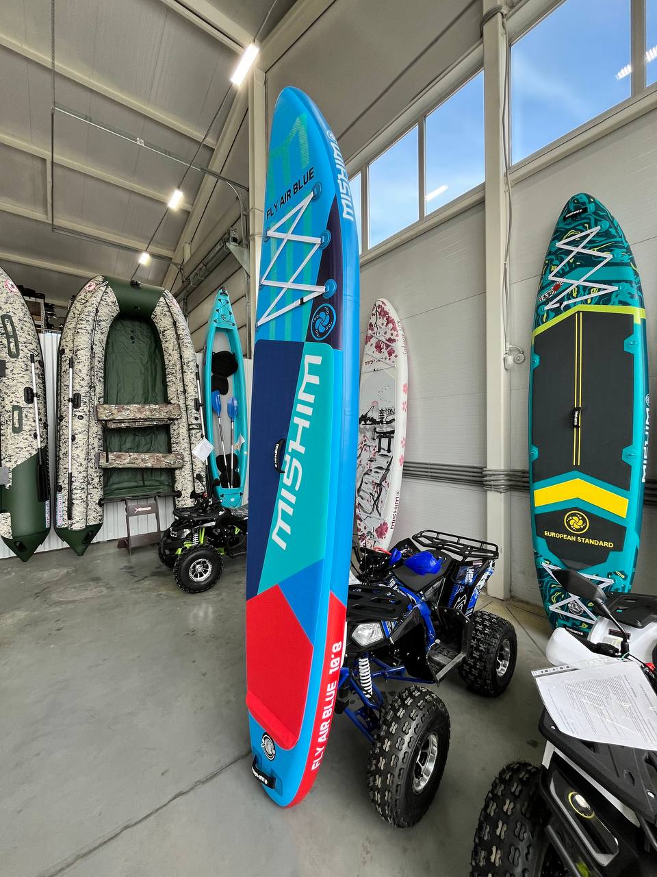 SUP (САП) Доска MISHIMO FLY AIR BLUE 10,8’ (330см) в Калуге