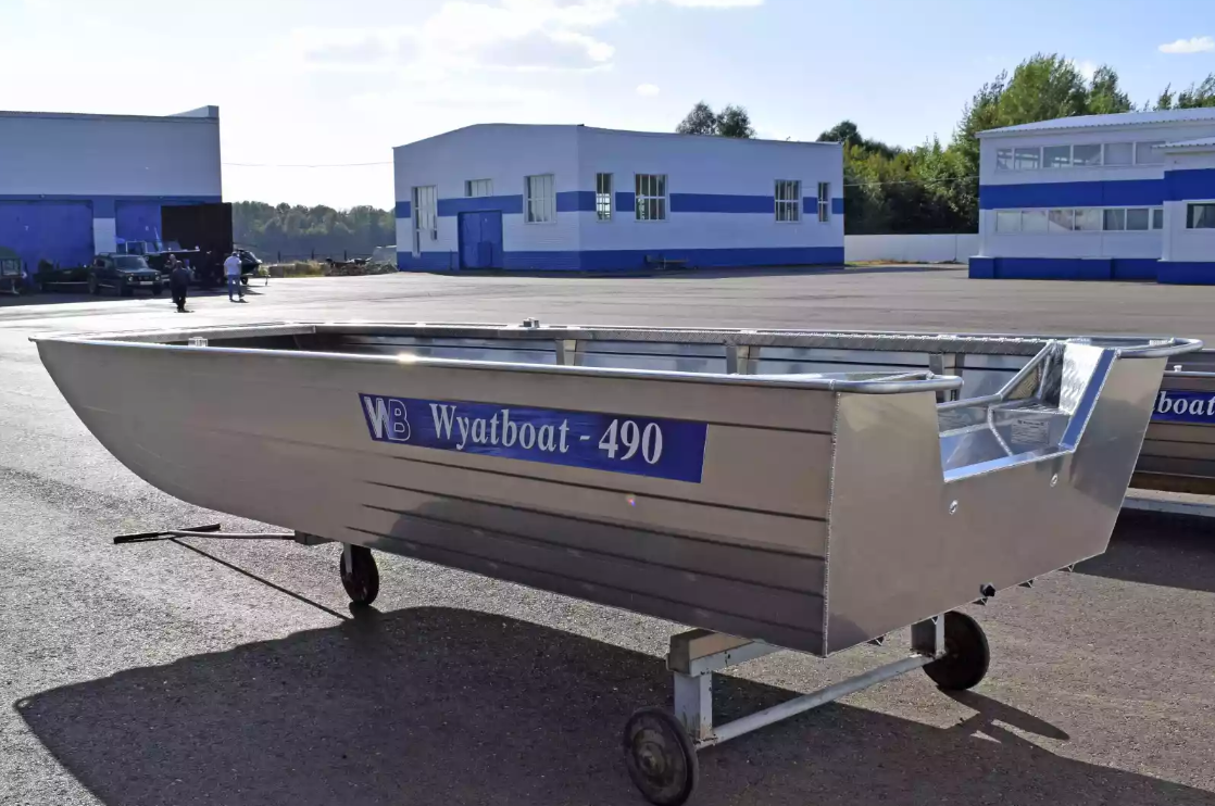 Алюминиевая лодка Wyatboat-490 Jonboat в Калуге
