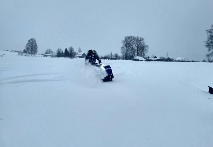 Мотобуксировщик Альбатрос-XLV 15 тележки, 1450 мм в Калуге