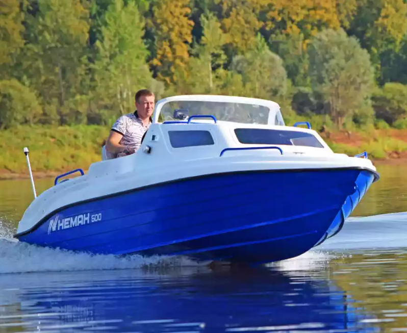 Комбинированный катер Neman-500 с каютой в Калуге