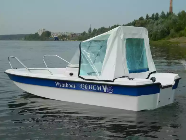 Стеклопластиковый катер Wyatboat-430 DCM (тримаран) в Калуге