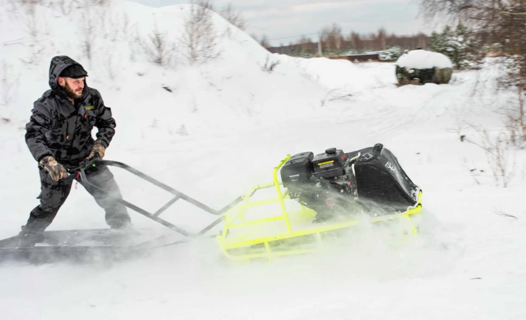 Мотобуксировщик Бурлак ХОЗЯИН-1 (капот металл) в Калуге