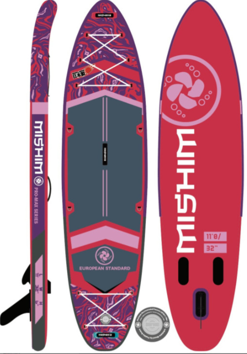 SUP (САП) Доска MISHIMO PRO-MAX Viva Magenta 10.8’ (330см) в Калуге