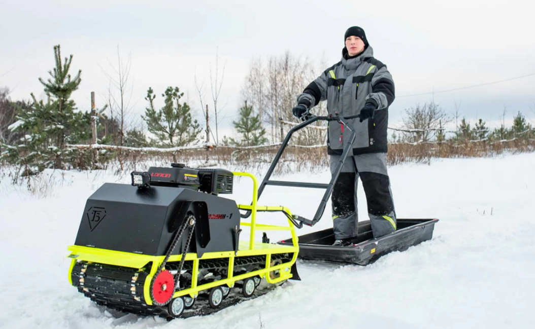 Мотобуксировщик Бурлак ХОЗЯИН-1 (капот металл) в Калуге