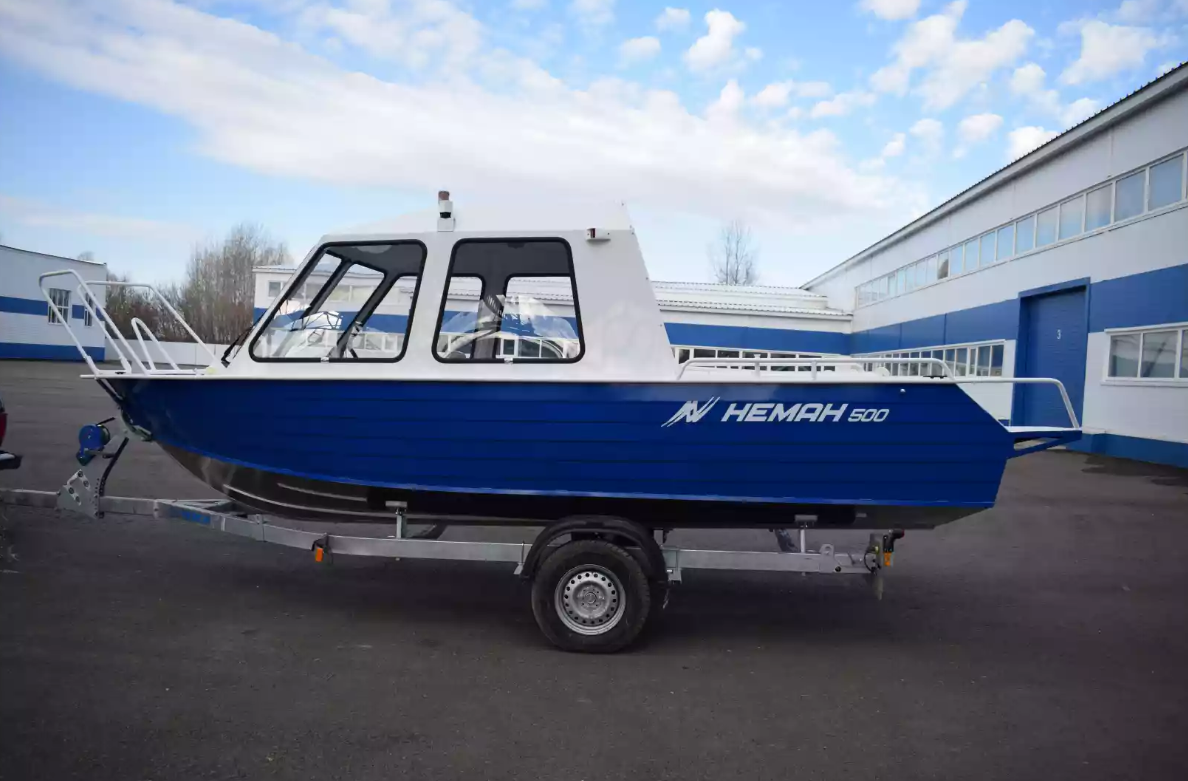 Алюминиевый катер Неман-500 (закрытая рубка) в Калуге