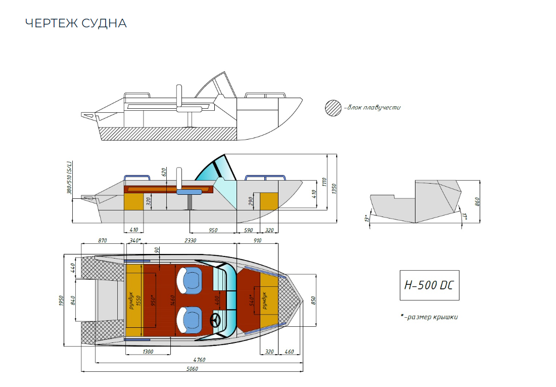 Алюминиевый катер Неман-500 DC в Калуге