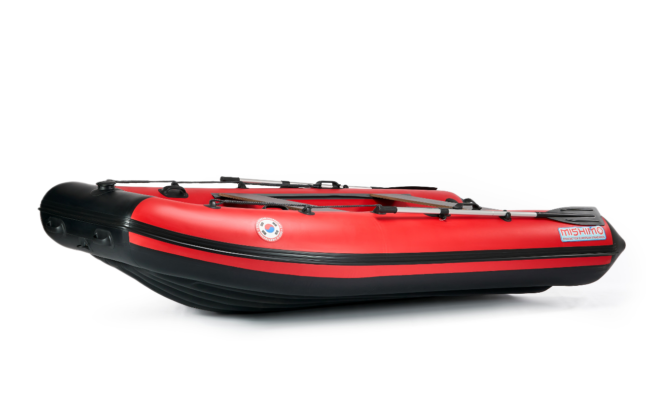 КОМПЛЕКТ ЛОДКА MISHIMO RAPID 380 + ЛОДОЧНЫЙ МОТОР MARLIN MP 9.9 (20) AMHS PROLINE FORCE в Калуге
