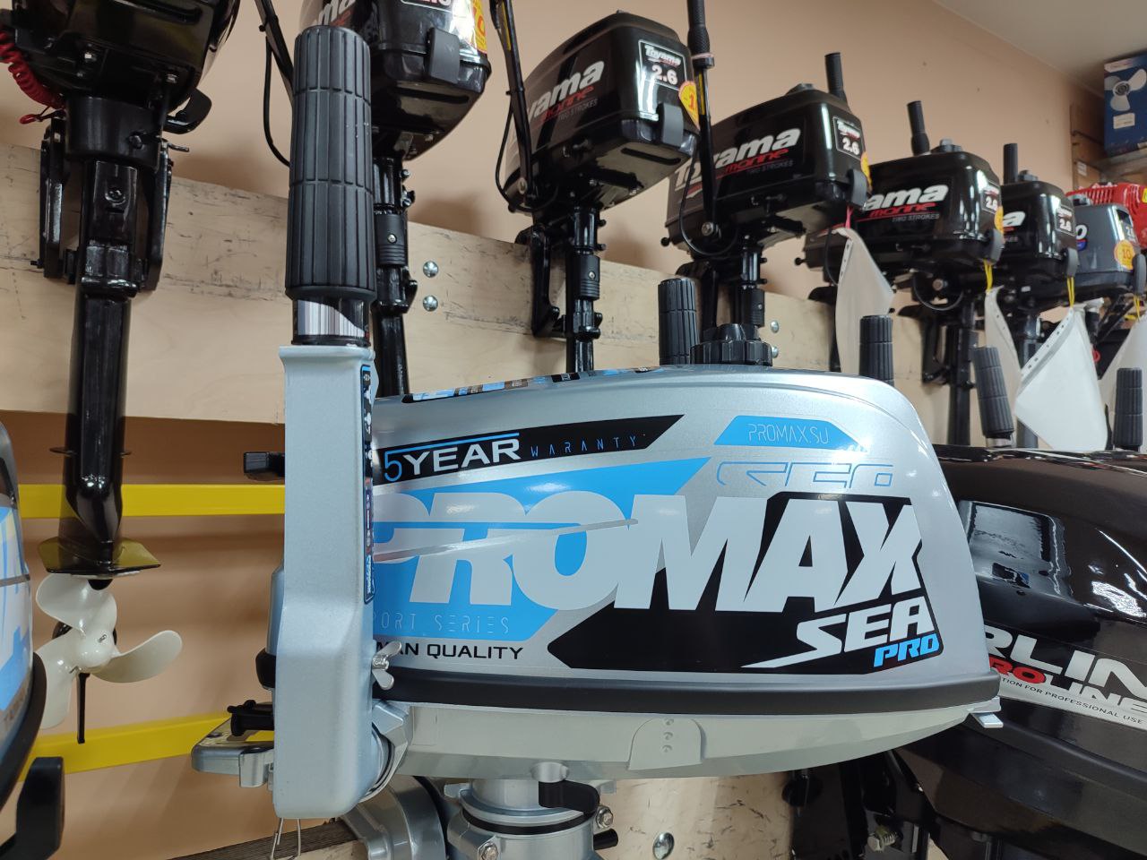 Лодочный мотор PROMAX SP5FHS (внешний бак 12 л) в Калуге