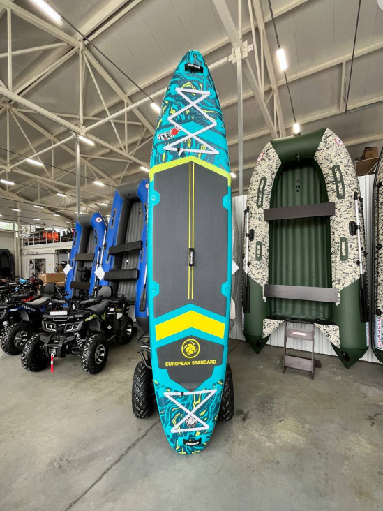 SUP (САП) Доска MISHIMO PRO-MAX Light Teal 12,6’ (385см) в Калуге
