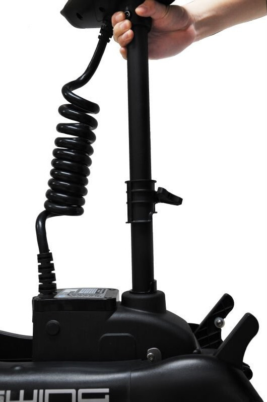 Лодочный электромотор якорь Haswing Cayman B, GPS, 12V, 55Lbs, нога 152 мм в Калуге