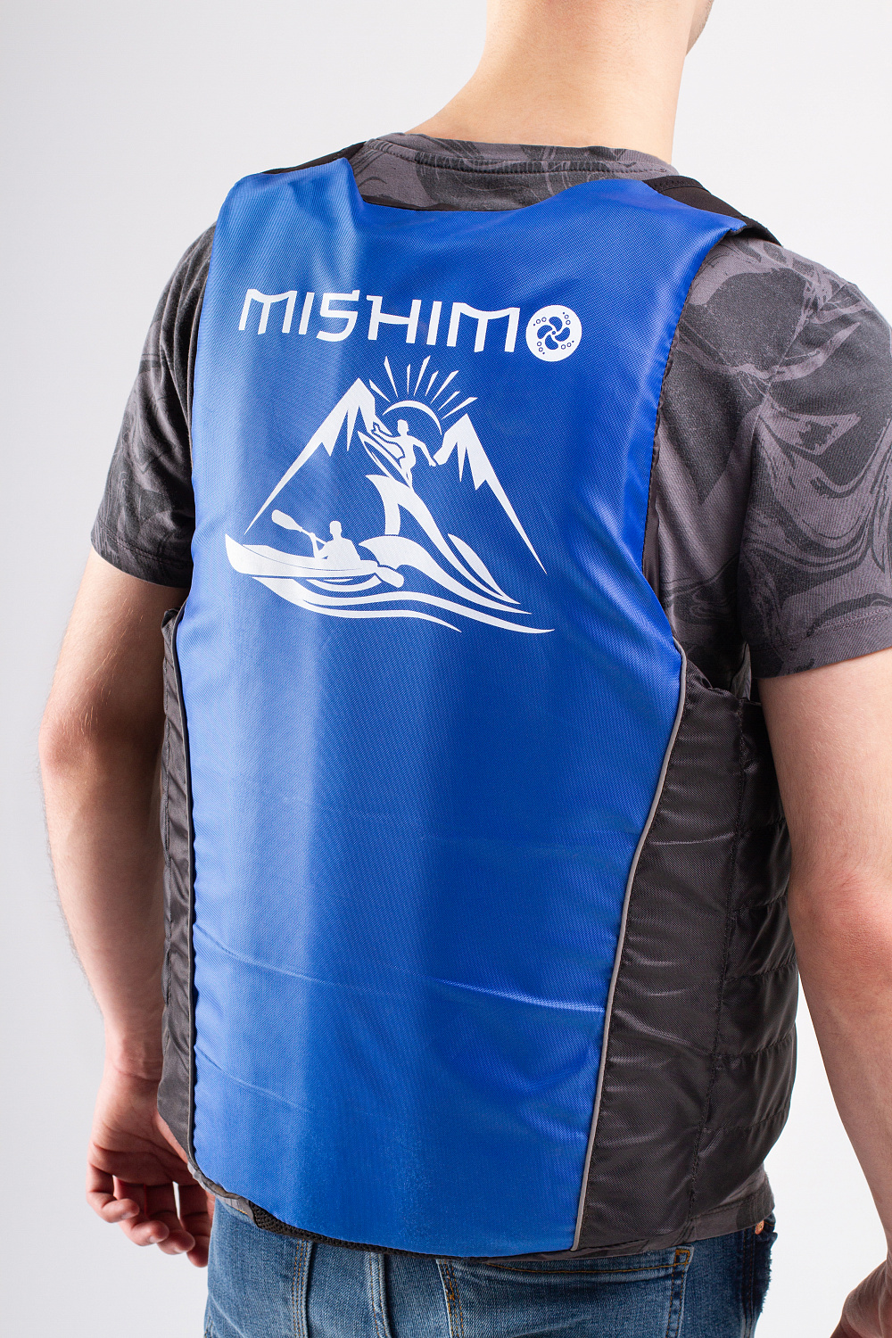 Жилет спасательный MISHIMO PRO Премиум качества Черно-синий в Калуге